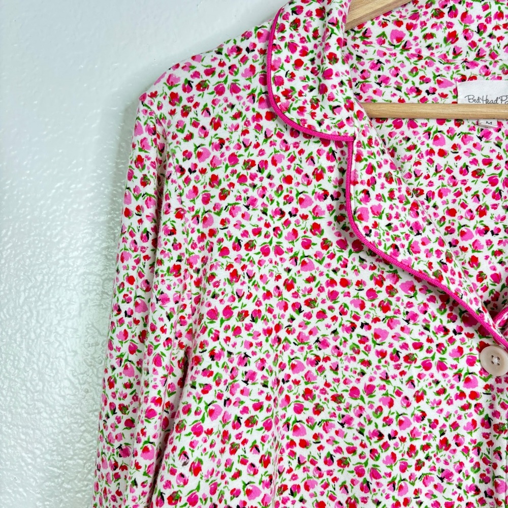 BEDHEAD PJs Liberty Ditsy Floral Long Sleeve Jersey Pajamas Size M
